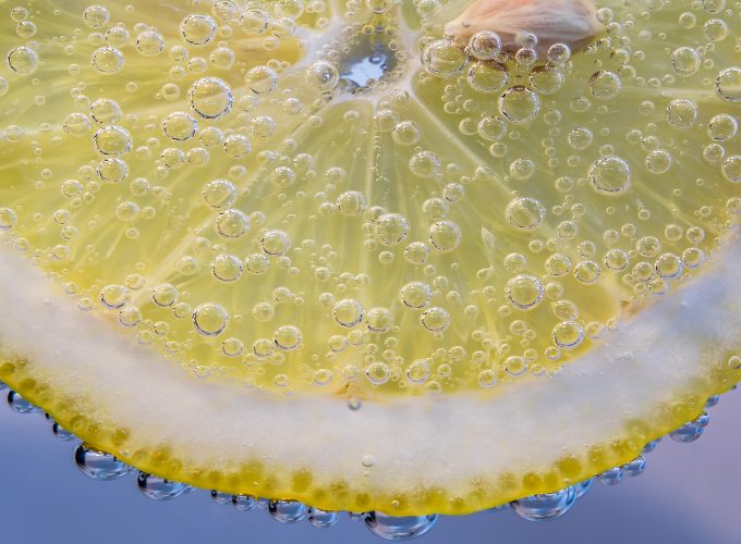 Wallpaper lemon, under water, 5k, Food 488036716